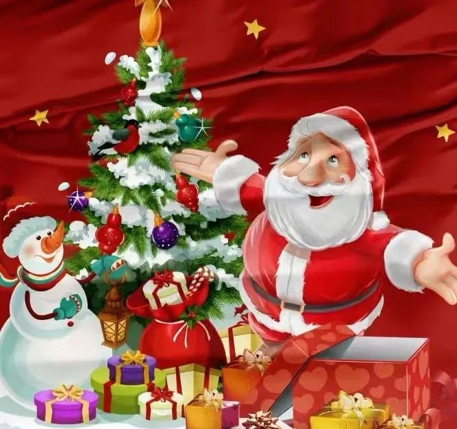 Obliečky MIRELA HAPPY SANTA 7-dielna sada 140x200 cm
