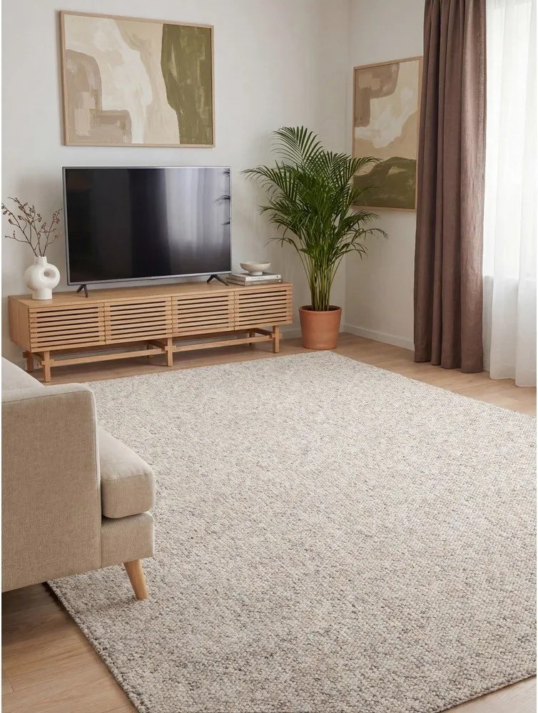 Sivokrémový prateľný koberec 120x170 cm Rocco Dark Cream – Elle Decoration