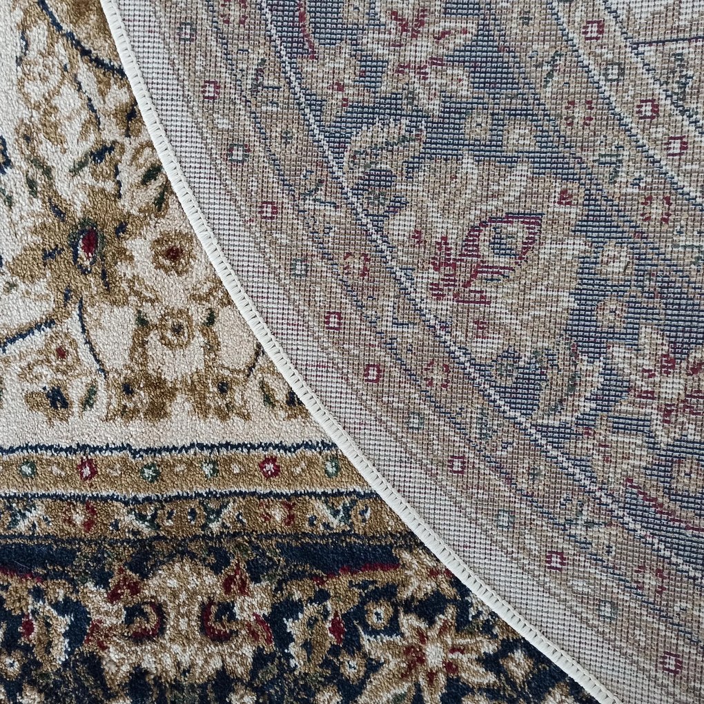 DY Krémový oválny orientálny koberec Exclusiv 03 N Rozmer: 200x290 cm