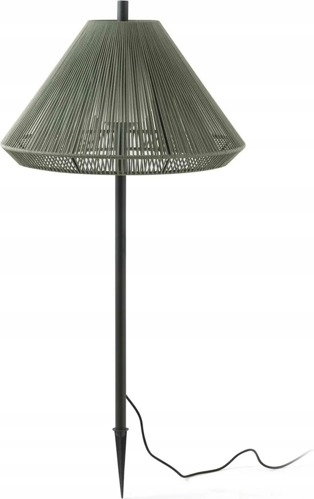 Faro Saigon Out C70 vonkajšia dizajnová lampa so zápichom, olivová zelená