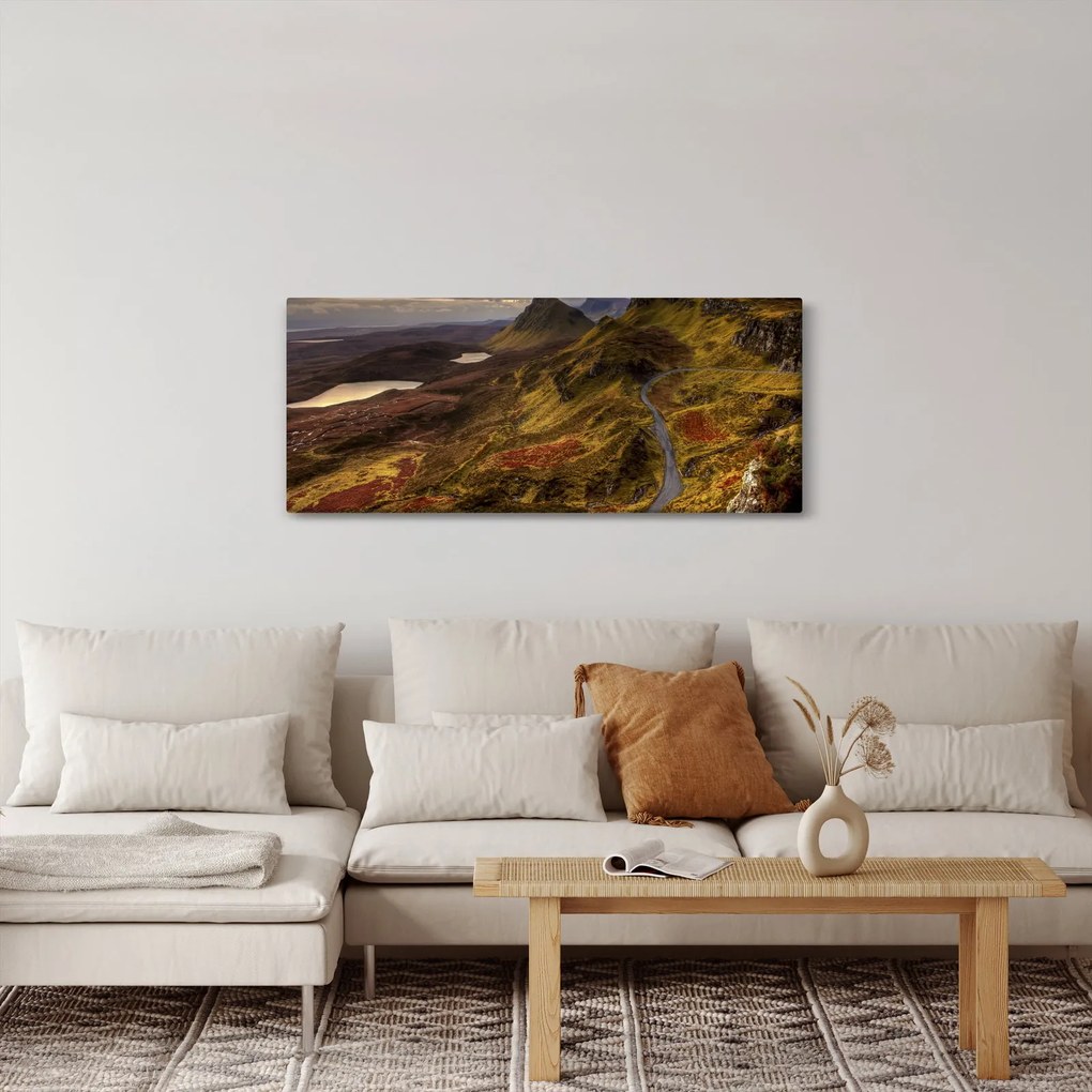 Obraz škótskych hôr (120x50 cm)