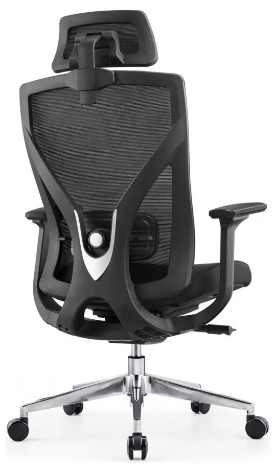 Kancelárska ergonomická stolička Neoseat THOMAS — čierna, nosnosť 150 kg