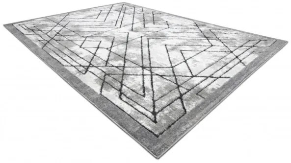 Koberec COZY Tico, geometrický - sivý