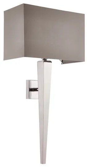 Endon 56706 - Nástenné svietidlo MORETO 1xE14/7W/230V lesklý chróm/šedá