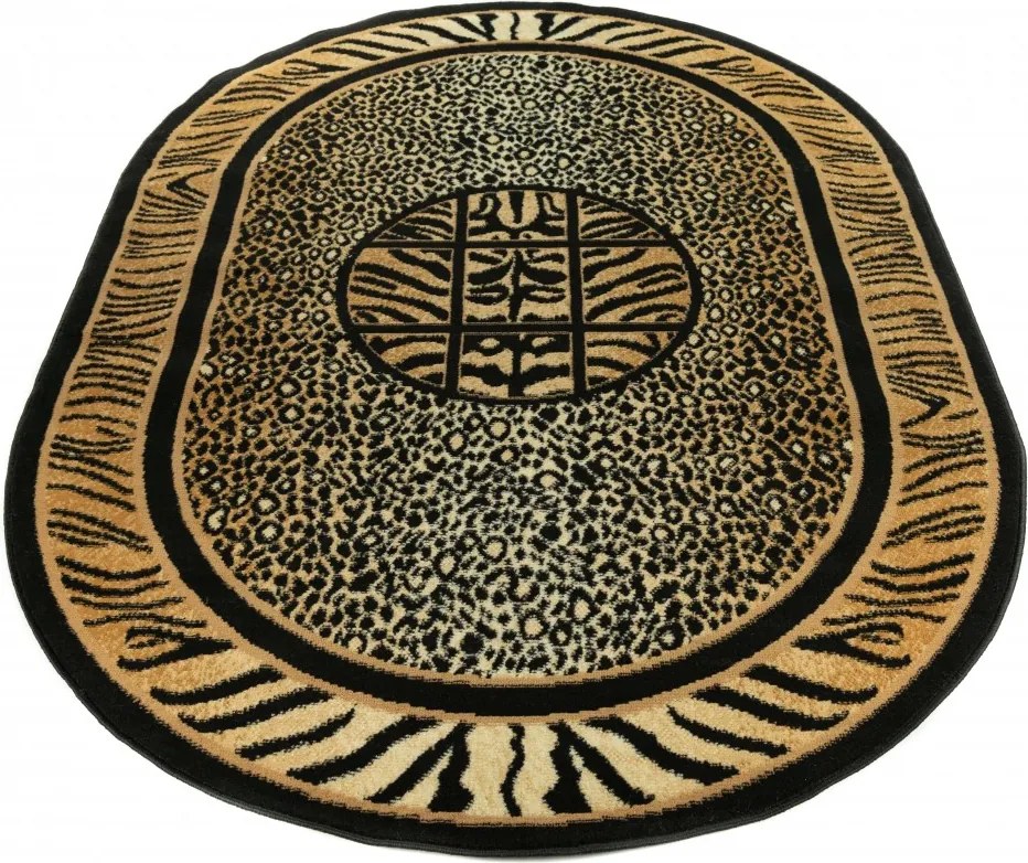 TA Koberec 6600A ČIERNY ATLAS PP OV Rozmer: 200x300 cm