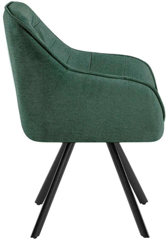 Stolička Pettuli látka - zelená