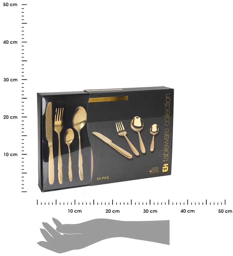 Príborový set Goldie 24ks