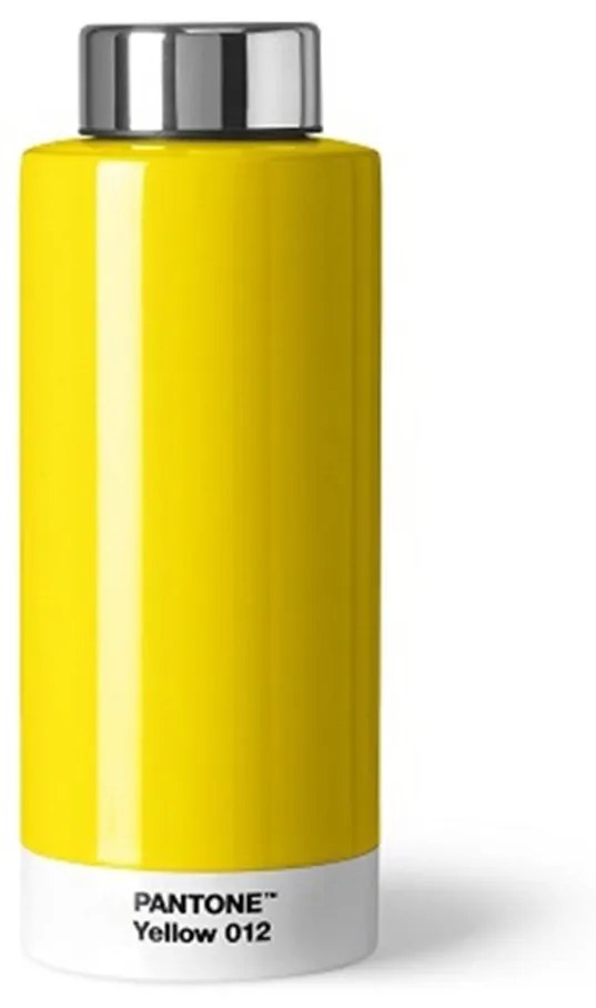 PANTONE Termo fľaša 0,63 l — Yellow 012 Ø 7,4 × 19 cm