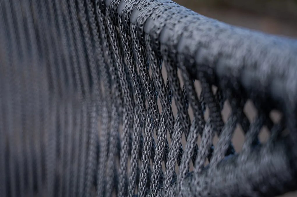 ZÁHRADNÝ / BALKONOVÝ SET BREVE ŠEDÝ 2 x KRESLO + STOLÍK