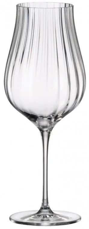 Crystal Bohemia BOHEMIA LIMOSA OPTIC POHÁR NA VÍNO 650ML SADA 6KS