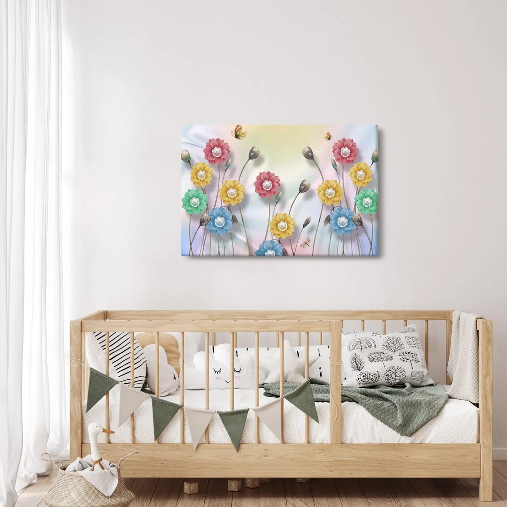 Obraz - Farebná lúka (90x60 cm)