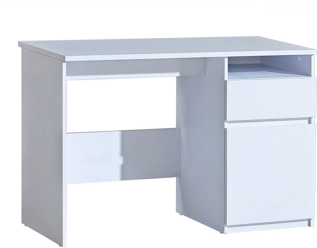 DL Písací stôl Astana 7 Farba: Biela