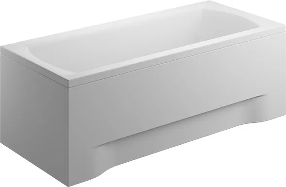 Polimat Akrylátová obdĺžniková vaňa Ines 160x75 (170x75, 180x80, 190x90) POLIMAT-Farba: Biela, POLIMAT-Rozmery: 180x80