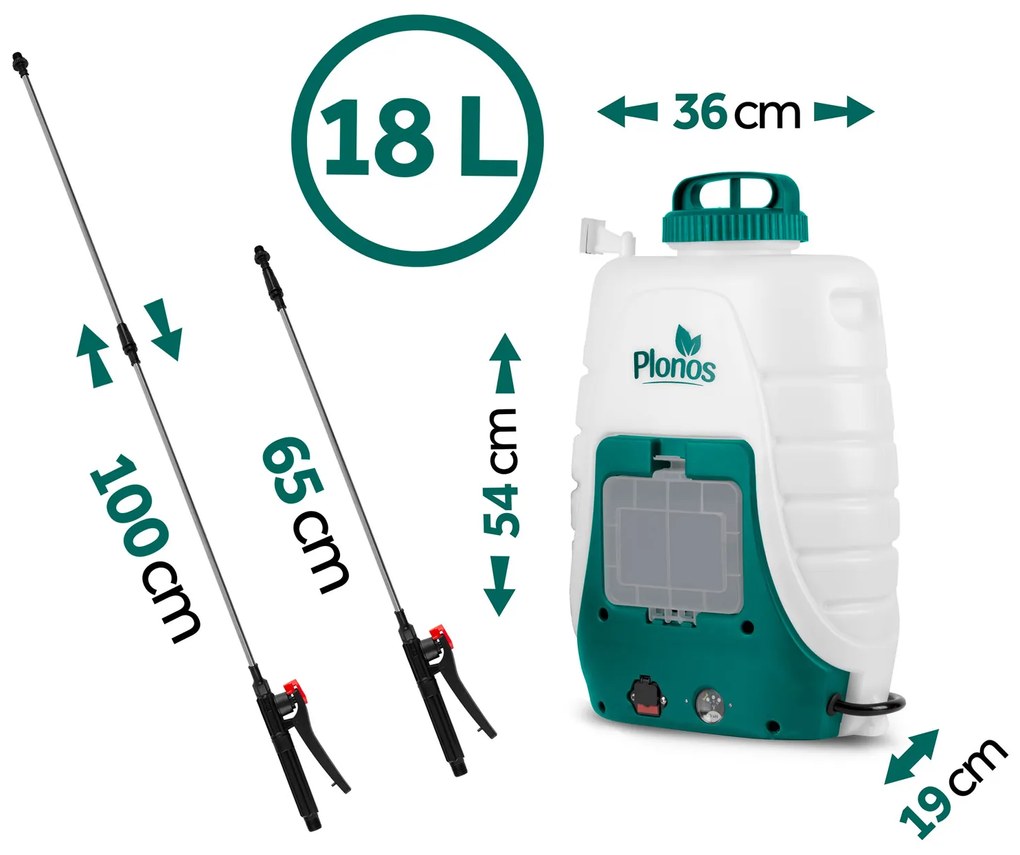 Akumulátorový postrekovač 18 l Plonos PL-600