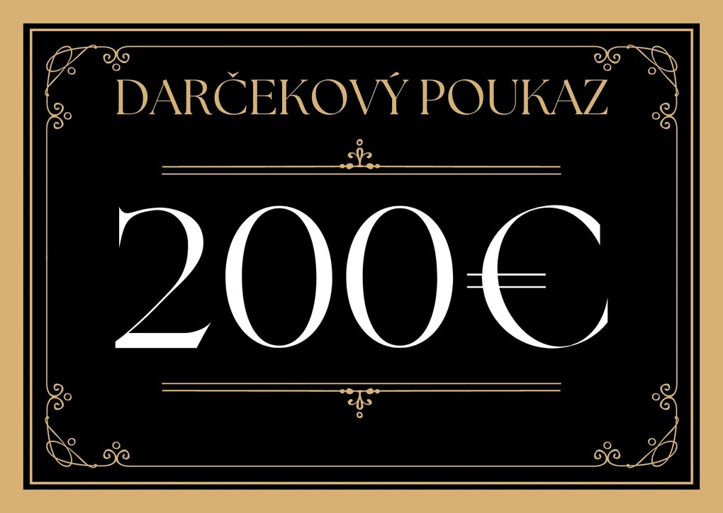 Dekorstudio Darčekový poukaz v hodnote 200€