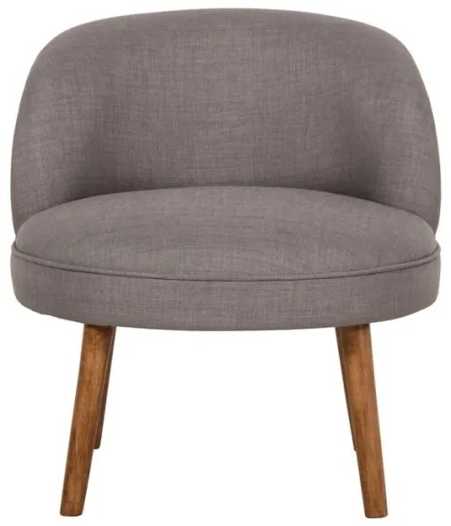 Detské kreslo KUNI sivé