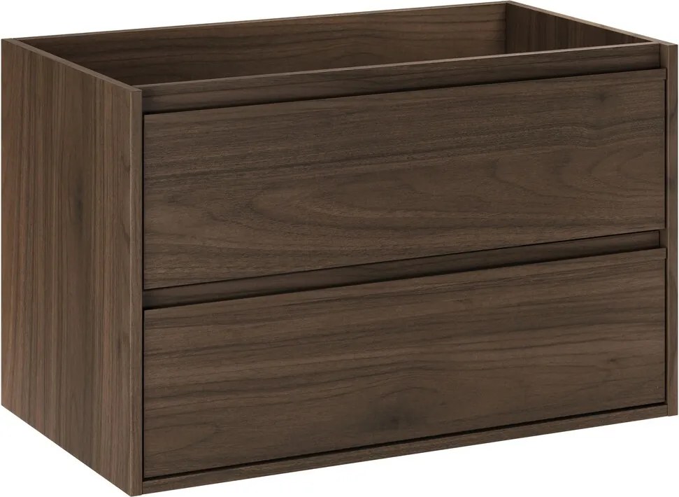 Závěsná skříňka pod umyvadlo Villa 80 cm ořech