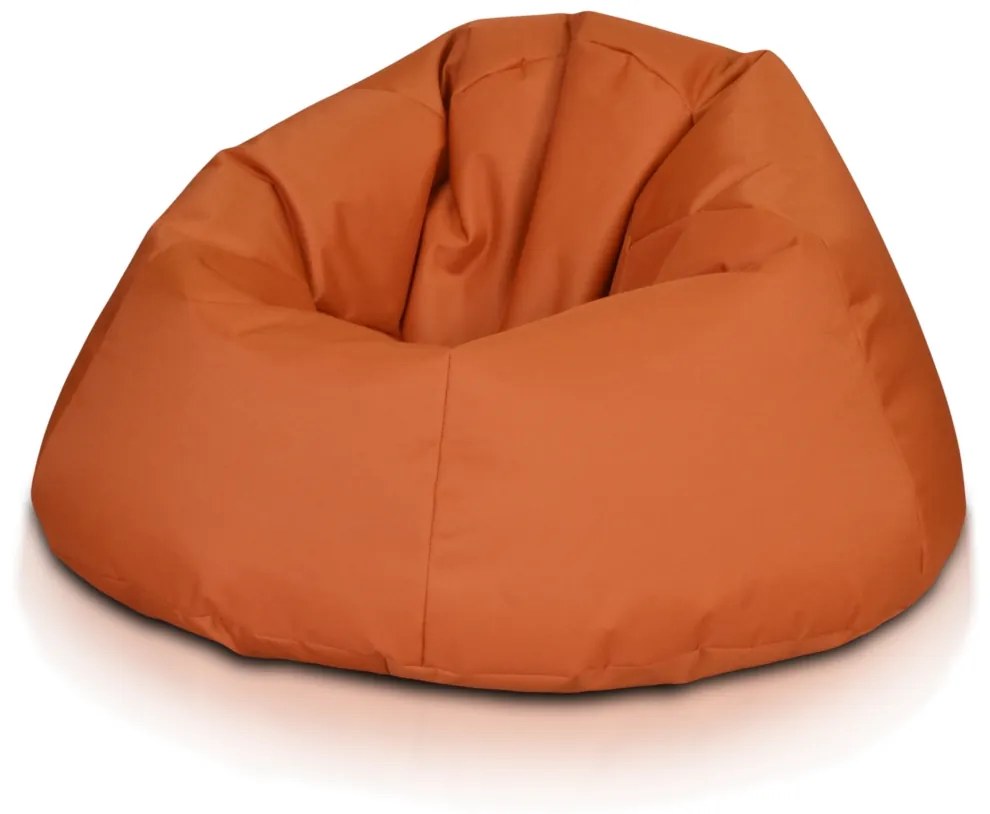 INTERMEDIC SK - Sedací vak MAXI 140x70 cm z polyesteru | rodinný vak, veľké kreslo, 570 l Farba: Kapučíno