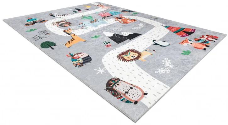 Dywany Łuszczów Detský kusový koberec Bambino 2160 Indian grey - 140x190 cm