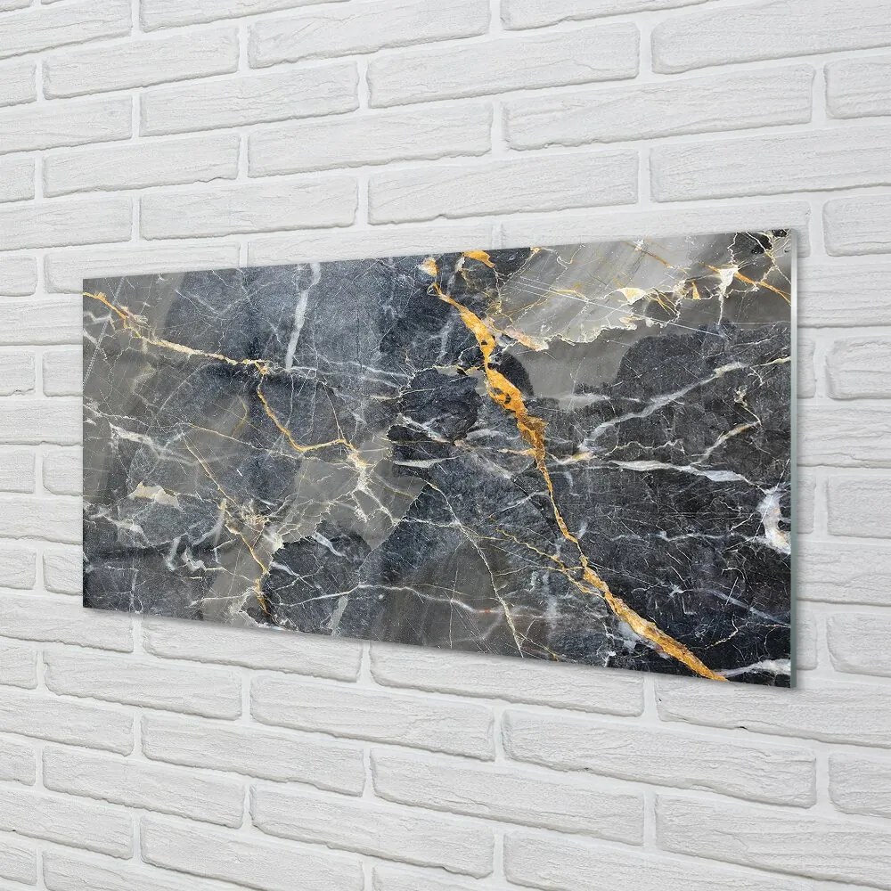 Obraz na skle Marble kamenný múr 100x50 cm