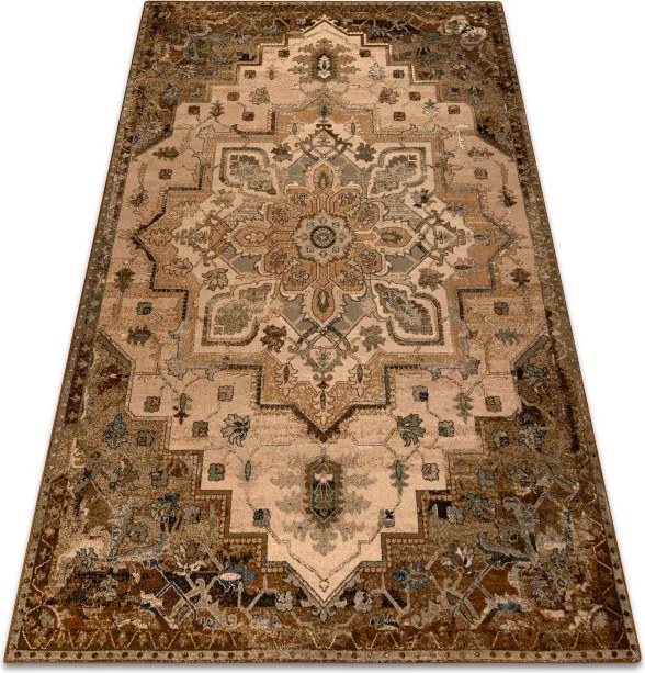 Koberec OMEGA ABBAS kamel béžový / hnedý