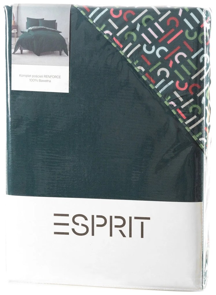 MAKOSATÉNOVÉ OBLIEČKY ESPRIT06 160X200 CM, 2 KS 70X80 CM VZOROVANÉ