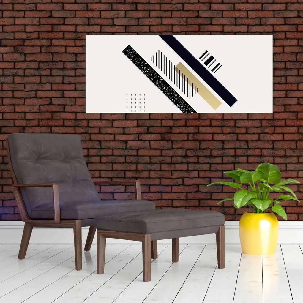 Obraz - Geometrické tvary N⁰5 (120x50 cm)