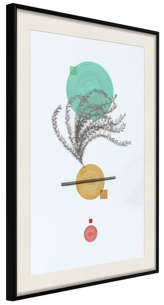 Artgeist Plagát - Plant Composition [Poster] Veľkosť: 20x30, Verzia: Zlatý rám s passe-partout