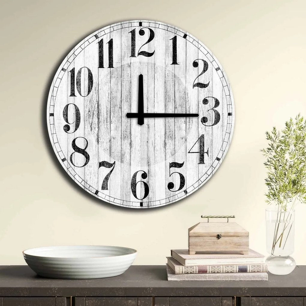 Nástenné hodiny Timber 5050MS-040, 50 cm