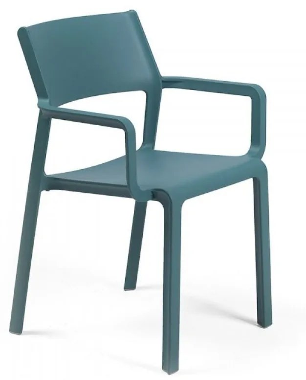 TRILL ARMCHAIR záhradná stolička s podrúčkami bianco