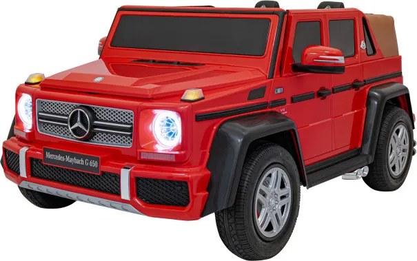 Elektrické autíčko Mercedes Benz MAYBACH G650 červené