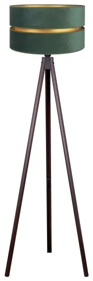 Duolla - Stojacia lampa DUO 1xE27/60W/230V pr. 44 cm zelená/wenge