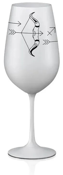 Crystalex pohár Zverokruhy Strelec biela 550 ml
