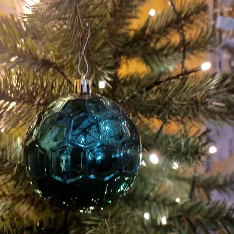 DECOLED Plastové gule, d. 8 cm, 20x tmavozelené