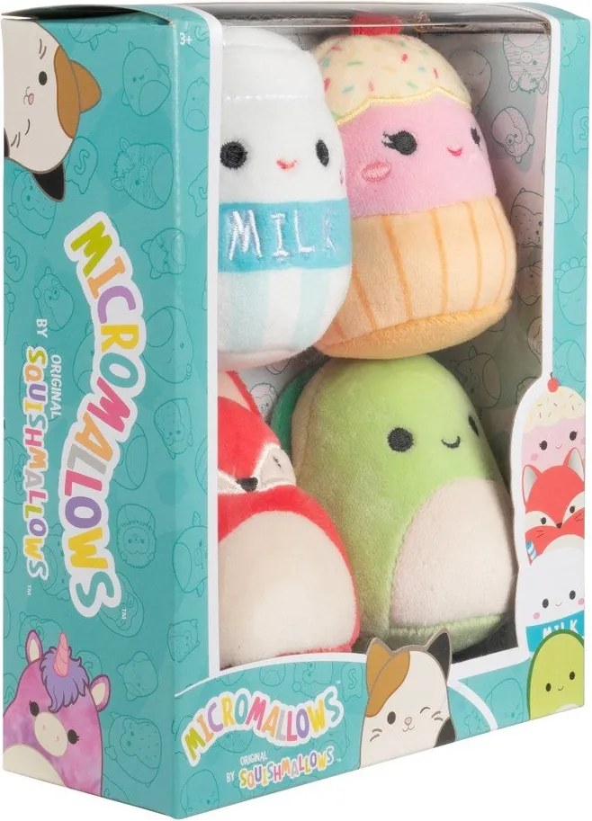 Plyšové hračky v súprave 4 ks Micromallows 4Pack – SQUISHMALLOWS