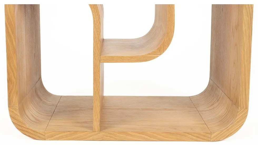 Knižnica z dubového dreva v prírodnej farbe 60x160x35 cm Seven – Zuiver