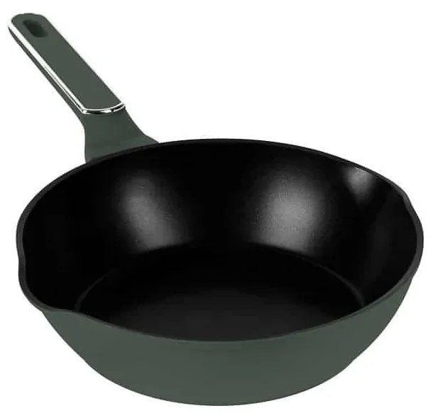 Panvica BerlingerHaus 24 cm Matte Green – nepriľnavý povrch TitanPro