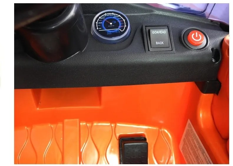 LEAN TOYS ELEKTRICKÉ AUTÍČKO HL1638 - ORANŽOVÉ - 2021- 2x6V/4,5Ah