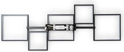 BRILAGI - LED Stropné svietidlo SHIFT LED/42W/230V 4000K 47,5x122 cm čierna