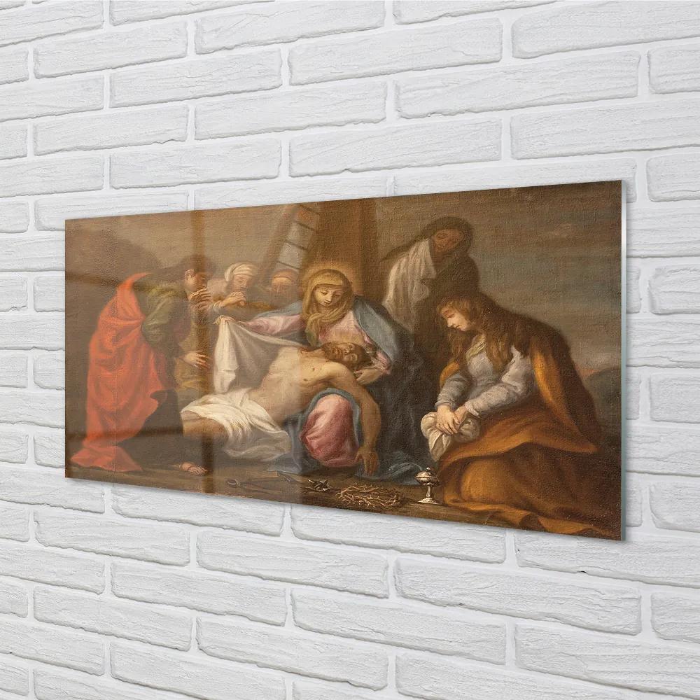 Obraz na akrylátovom skle Ježiša ukrižovali 100x50 cm