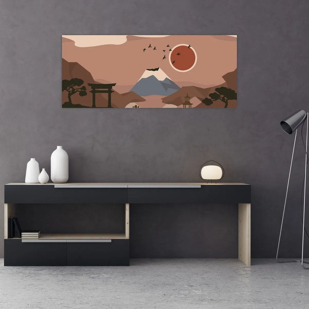Obraz - Japonsko N⁰1 (120x50 cm)