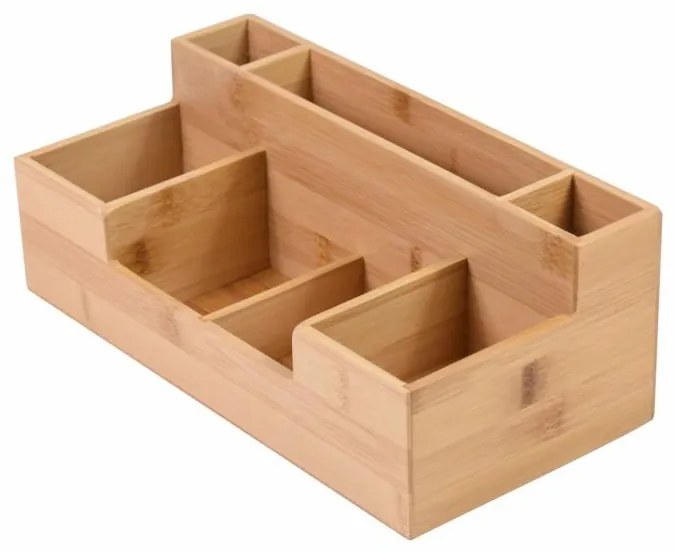 Organizér na písacie potreby, bambus, 30 x 15 x 11 cm