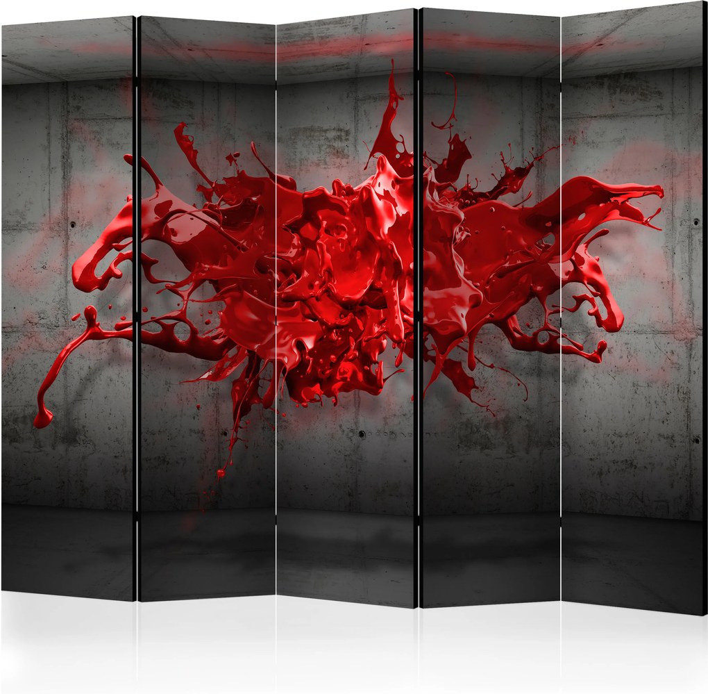 Paraván - Red Ink Blot II [Room Dividers] 225x172 7-10 dní