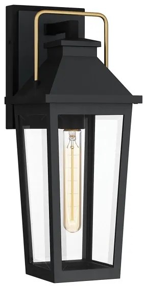 Quoizel QZ-BUCKLEY-M-MBK - Vonkajšie nástenné svietidlo BUCKLEY M 1xE27/40W/230V IP44