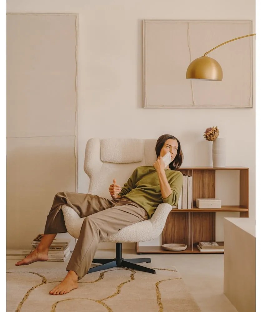 Hnedé kreslo Zalina – Kave Home