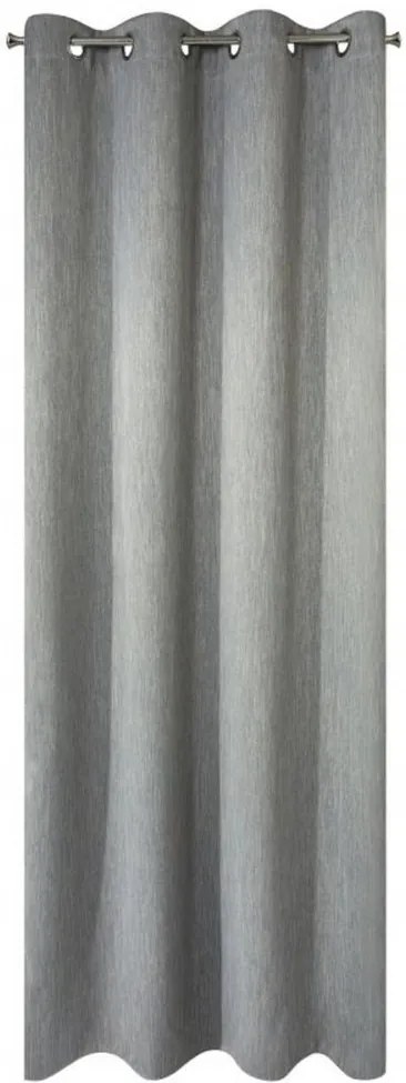 Moderný jednofarebný záves v sivej farbe 135 x 250 cm