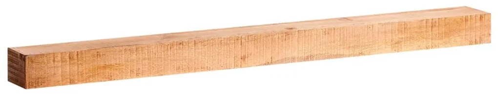 furniture-nabytek.cz - Masivní nástěnná police Amberley z mangového dřeva, lakovaná, hnědá – 160 cm