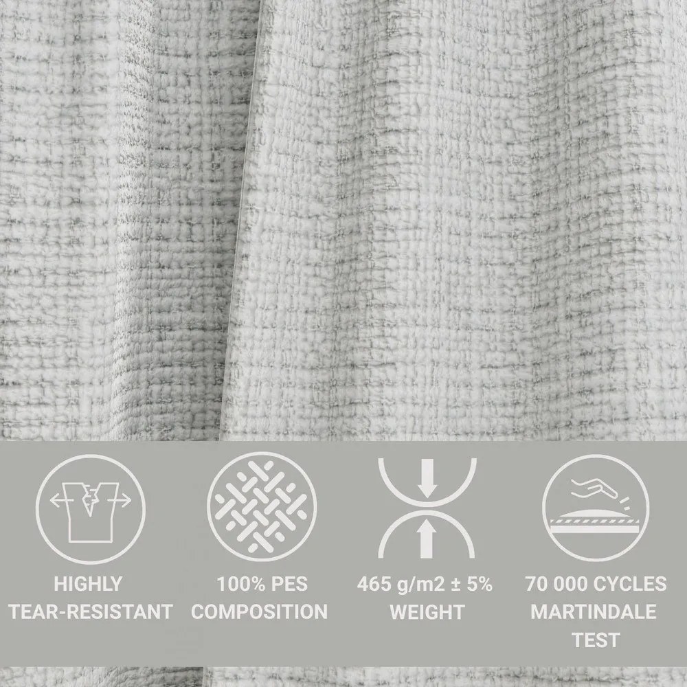 Svetlosivá ženilková rohová pohovka (ľavý roh/do L) Kirou – Maison de Rêve