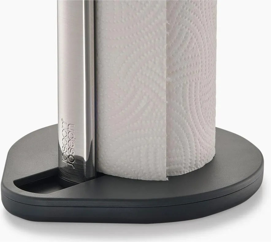 Tmavosivý plastový stojan na papierové utierky Hold – Joseph Joseph