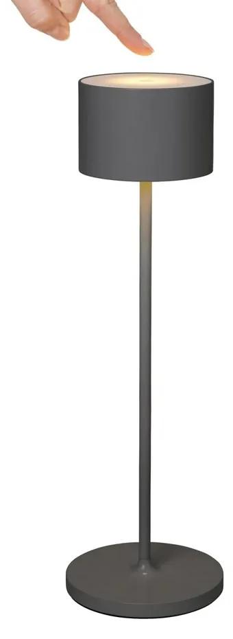 Blomus Prenosná LED lampička FAROL hrejivo šedá